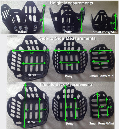 grazing muzzle dimensions sizing fitting